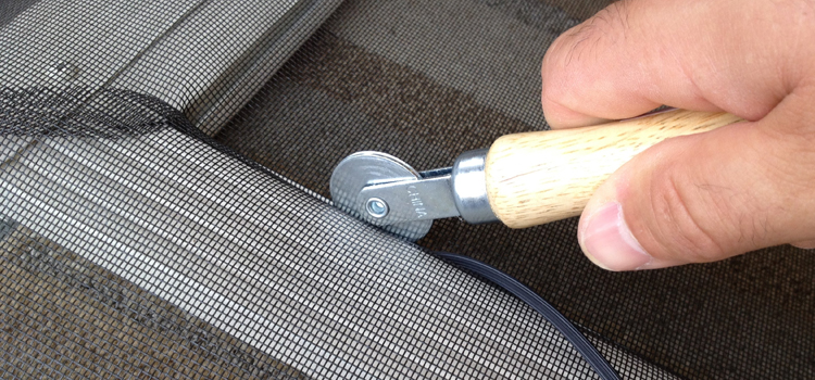 metal screen door repair in Pedley